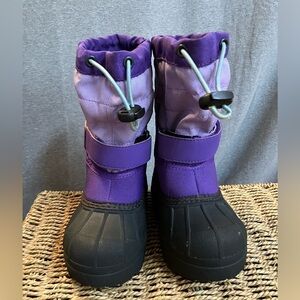 Columbia Powderbug - Snow Boot, Waterproof, Purple/lavender, Little kids Size 10